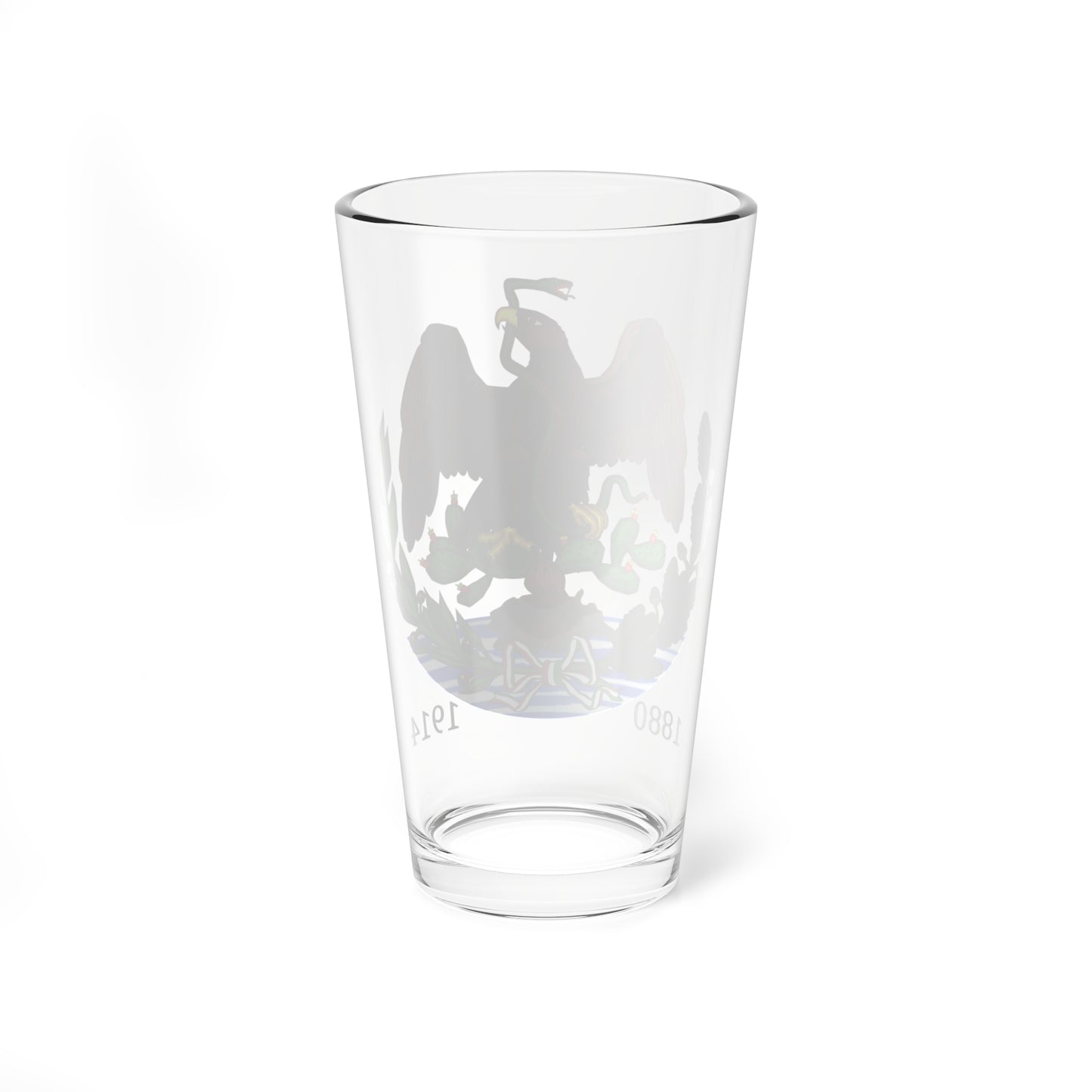 Esc Mex Porfirista 1880 a 1914 (Mexico) (Coat of Arms) Pint Glass 16oz
