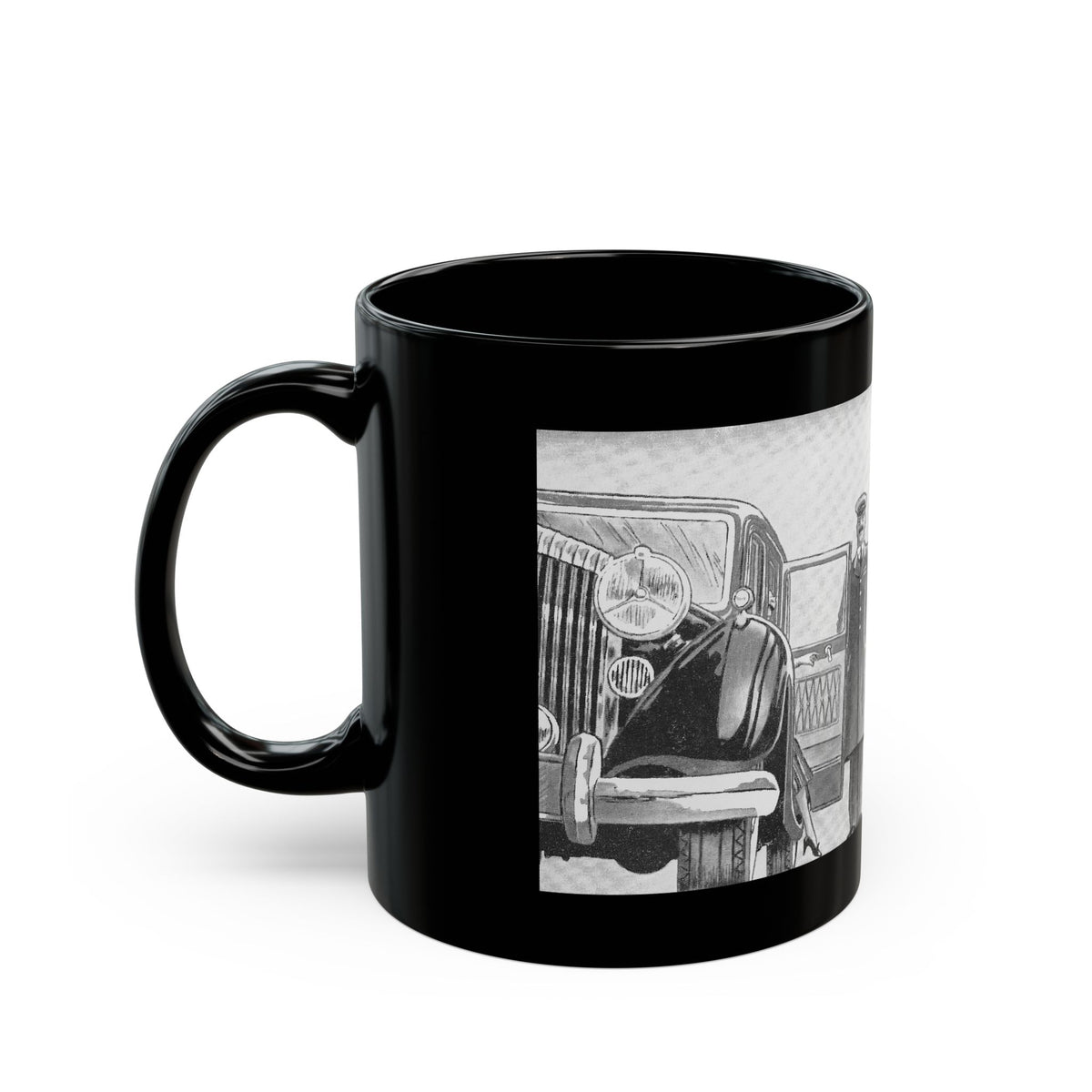 Fancy Town (1) - Black Coffee Mug