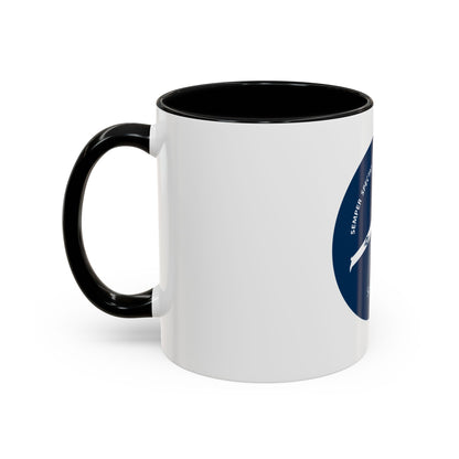 USCG Scan Eagle (U.S. Coast Guard) Accent Coffee Mug