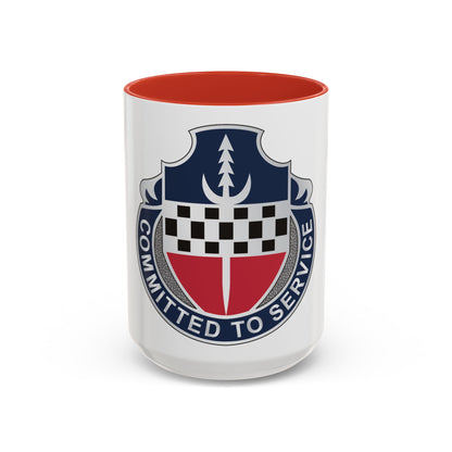 15 Personnel Services Battalion (U.S. Army) Accent Coffee Mug