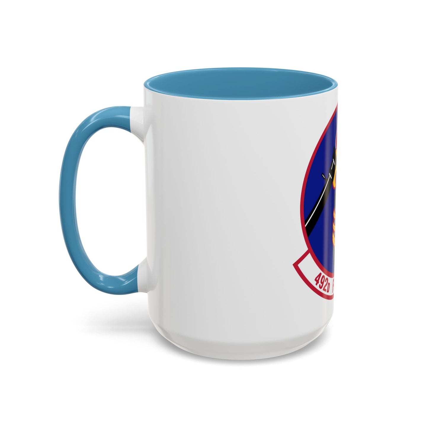 492d Fighter Squadron (U.S. Air Force) Accent Coffee Mug