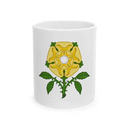 Golden Rose Badge - White Coffee Mug
