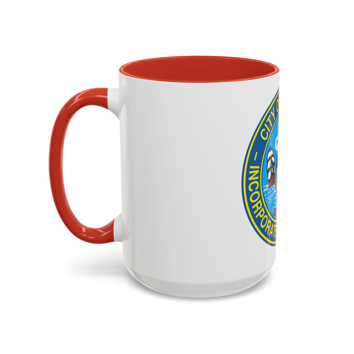 Seal of Chicago Illinois - Accent Coffee Mug