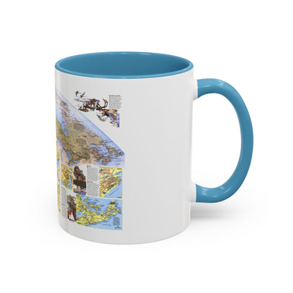 Canada - Vacationlands (1985) (Map) Accent Coffee Mug