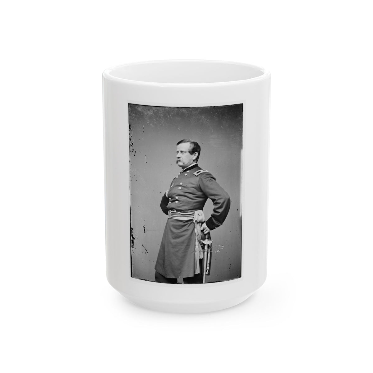 Brig. Gen. J.H. Van Allen (U.S. Civil War) White Coffee Mug