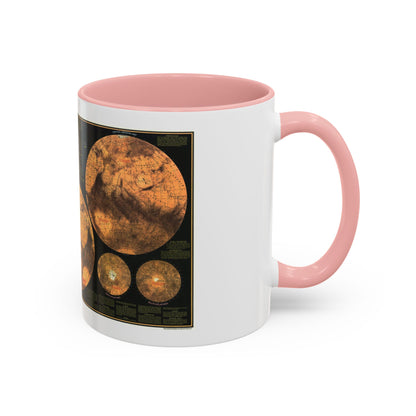 Space - MARS The Red Planet (1973) (Map) Accent Coffee Mug