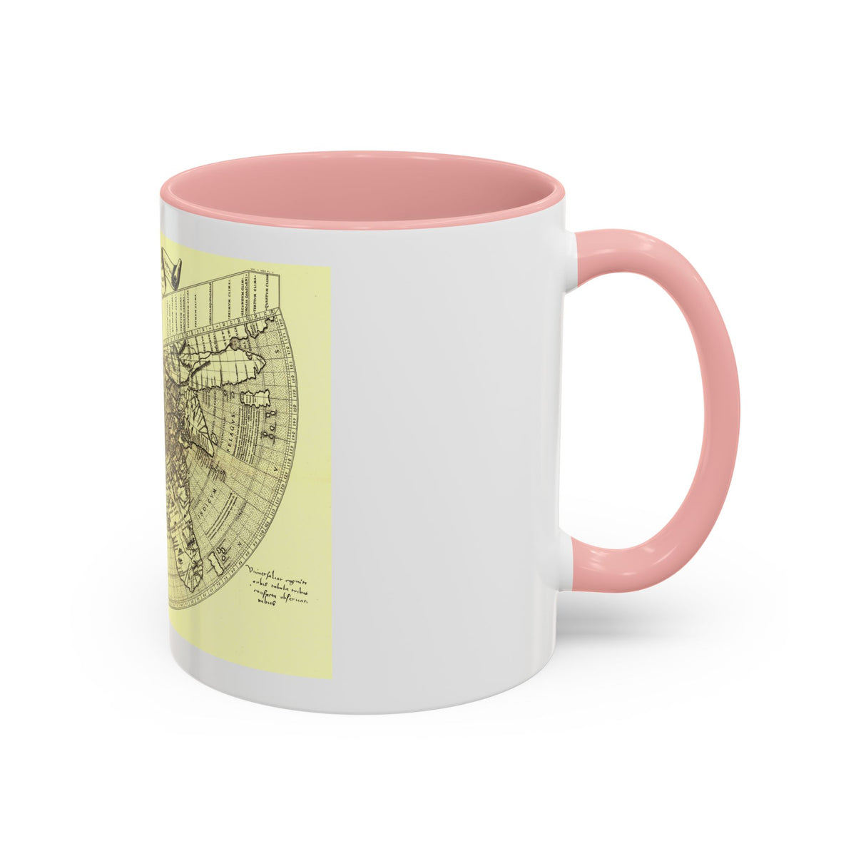 World Map - Ruysch (1508) (Map) Accent Coffee Mug