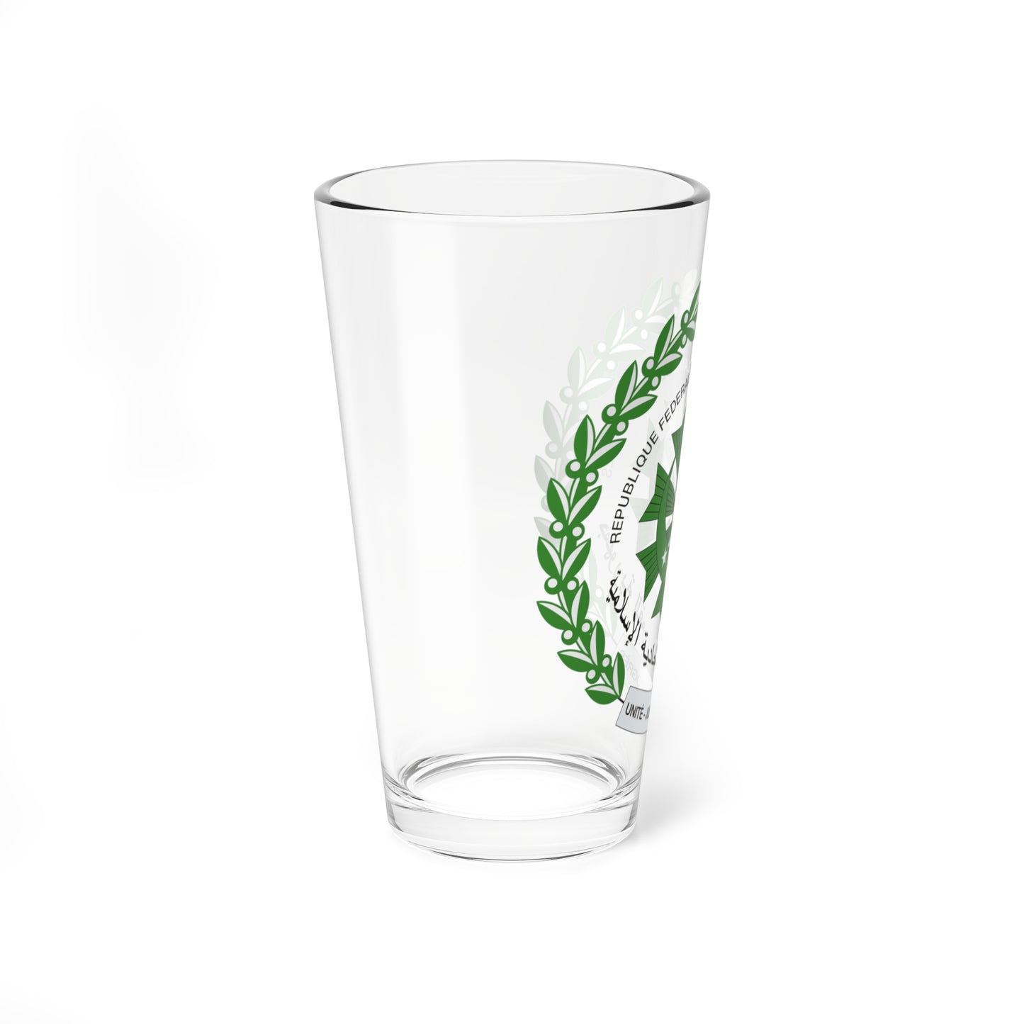 Seal of the Comoros 1978-2016 (Comoros) (Coat of Arms) Pint Glass 16oz