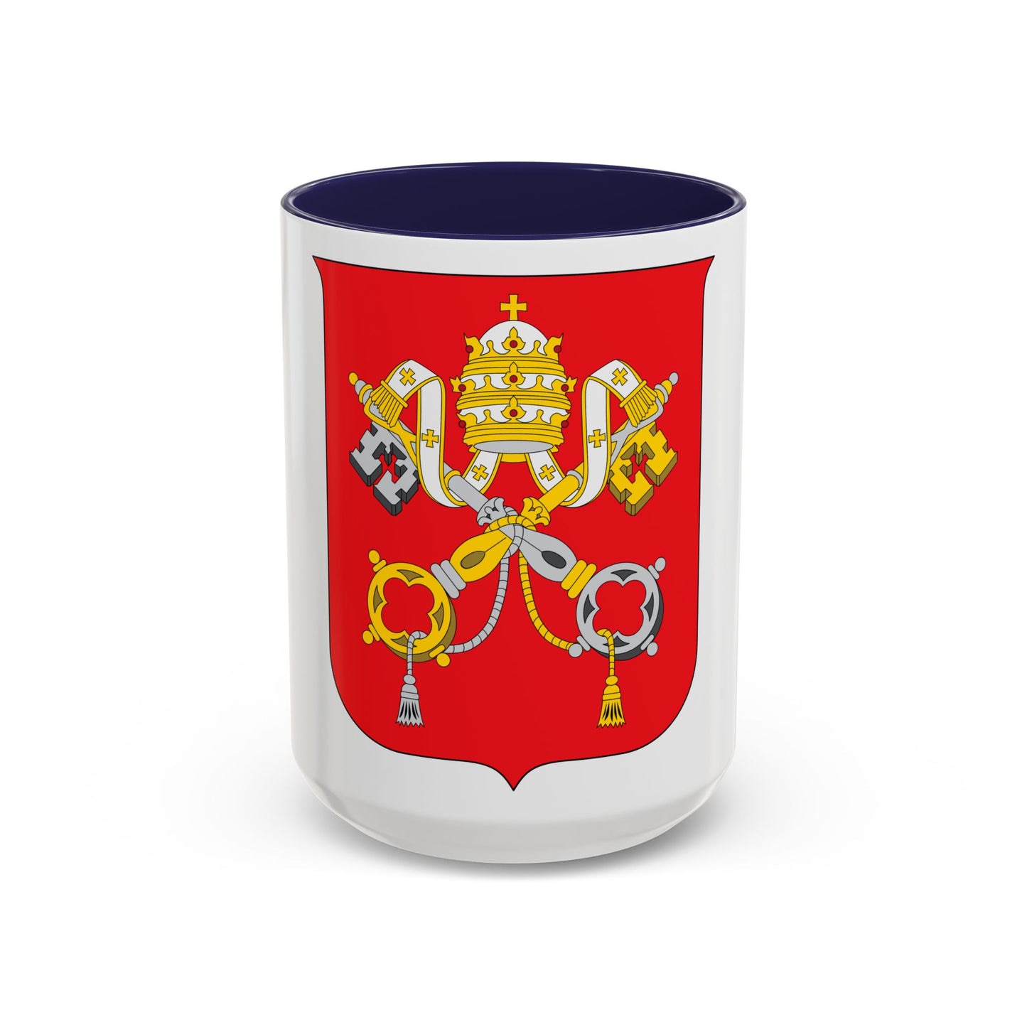 Coat of arms of Vatican City State - Accent Coffee Mug