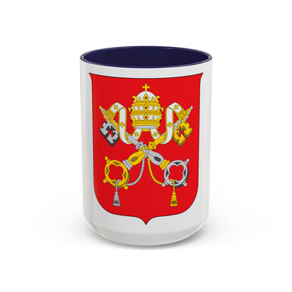 Coat of arms of Vatican City State - Accent Coffee Mug