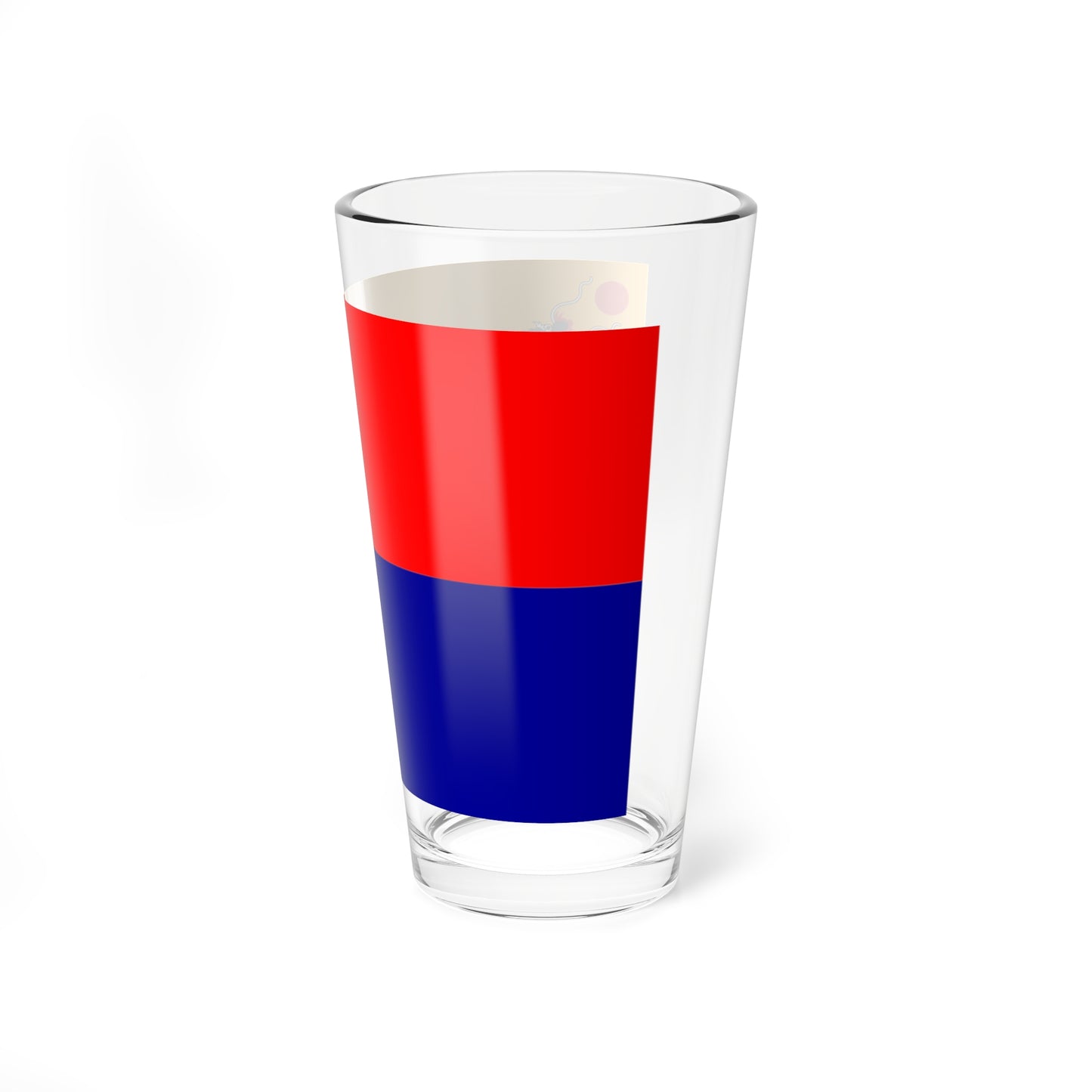 Imperial Chinese Navy Secretarys Flag 1909-1911 (China) Pint Glass 16oz