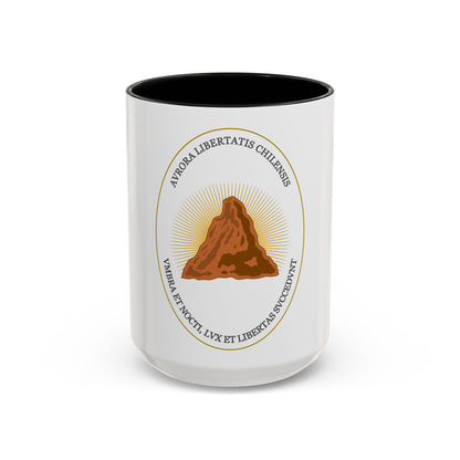 Reverse of the Coat of Arms of Chile (1812-1814) - Accent Coffee Mug