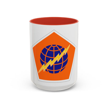 505 Signal Brigade (U.S. Army) Accent Coffee Mug
