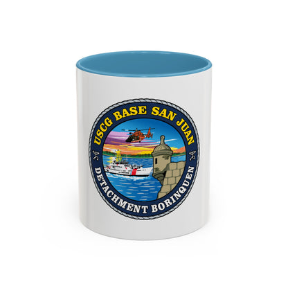 USCG Base San Juan (U.S. Coast Guard) Accent Coffee Mug