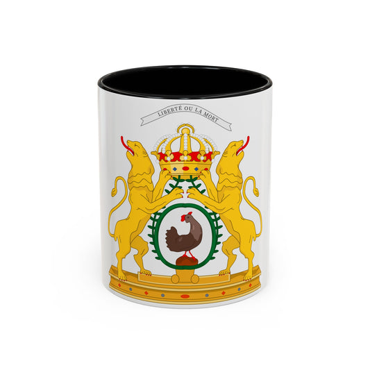 Coat of arms of the First Empire of Haiti - Accent Coffee Mug