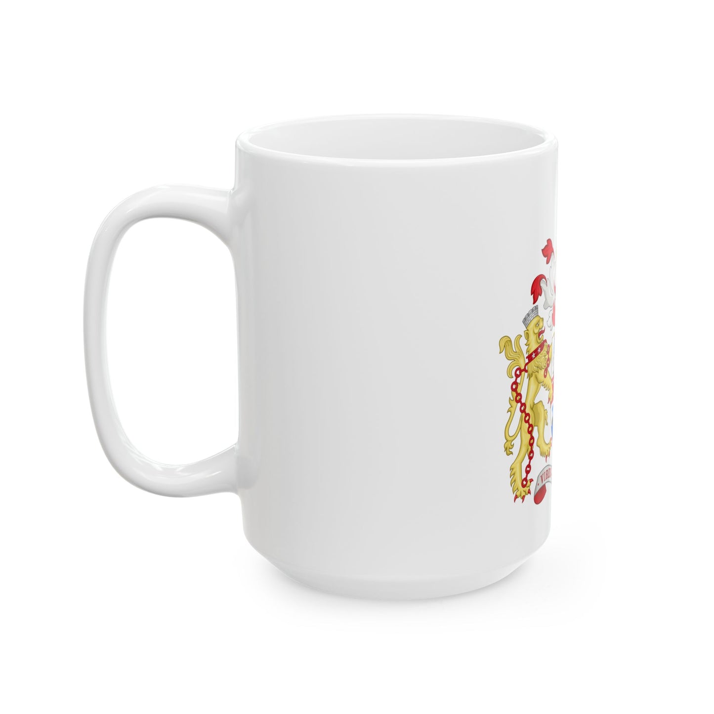 Coat of Arms Melbourne Australia - White Coffee Mug