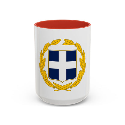 Coat of arms of Greece (military) - Accent Coffee Mug