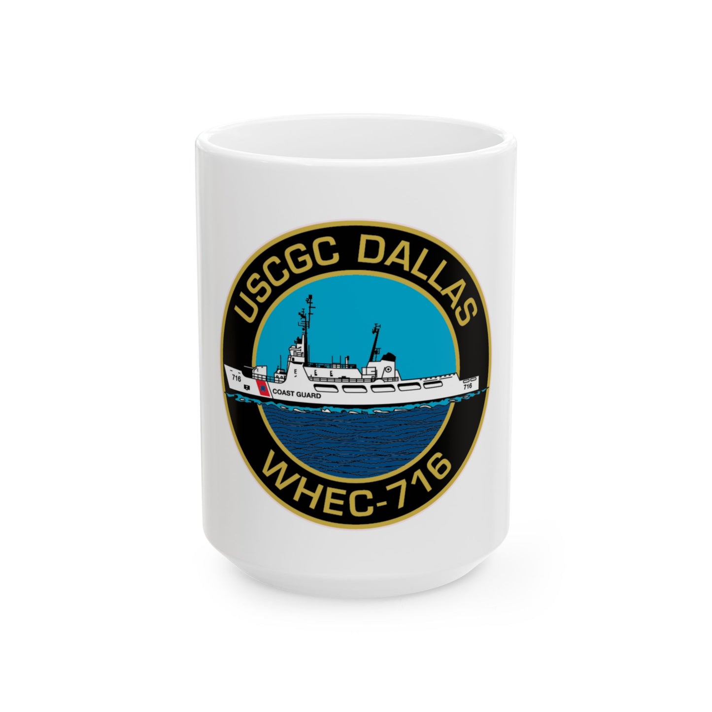 USCGC Dallas WHEC 716 2 (U.S. Coast Guard) White Coffee Mug