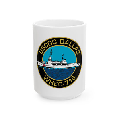 USCGC Dallas WHEC 716 2 (U.S. Coast Guard) White Coffee Mug