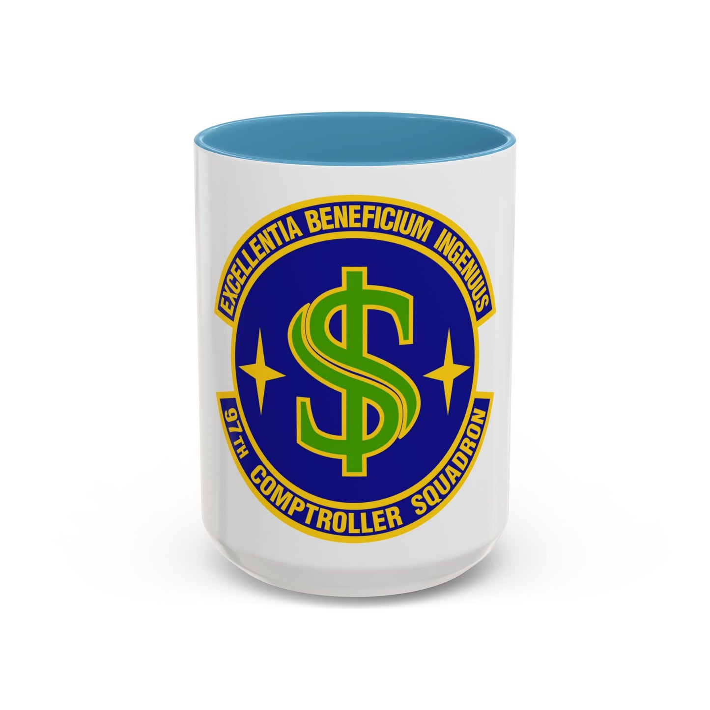 97th Comptroller Squadron (U.S. Air Force) Accent Coffee Mug