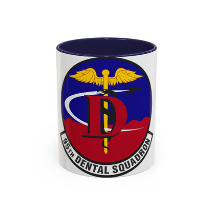 Tasse à café décorative du 95e escadron dentaire (US Air Force)