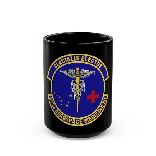 673d Aerospace Medicine Squadron (U.S. Air Force) Black Coffee Mug 15oz - Go Mug Yourself