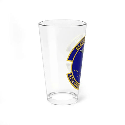 673d Aerospace Medicine Squadron (U.S. Air Force) Pint Glass 16oz - Go Mug Yourself