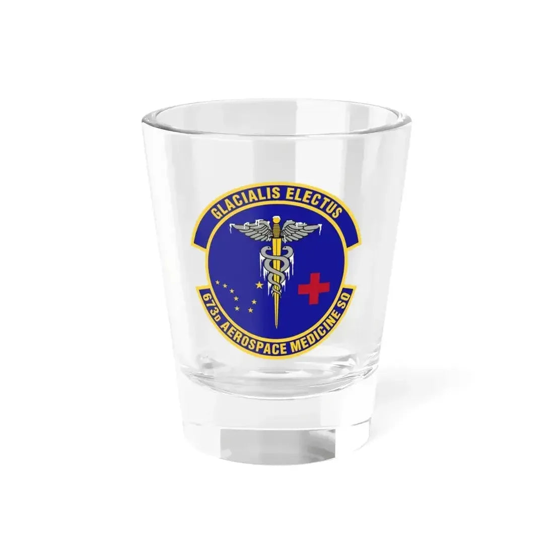 673d Aerospace Medicine Squadron (U.S. Air Force) Shot Glass 1.5oz 1.5oz - Go Mug Yourself