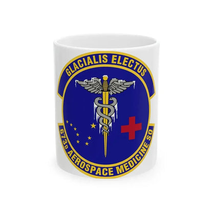673d Aerospace Medicine Squadron (U.S. Air Force) White Coffee Mug 11oz - Go Mug Yourself