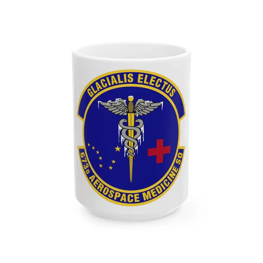 673d Aerospace Medicine Squadron (U.S. Air Force) White Coffee Mug 15oz - Go Mug Yourself