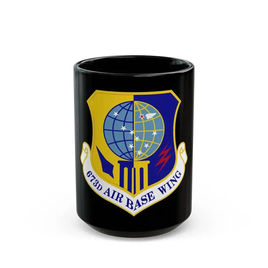 673d Air Base Wing (U.S. Air Force) Black Coffee Mug 15oz - Go Mug Yourself