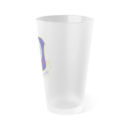 673d Air Base Wing (U.S. Air Force) Frosted Pint Glass 16oz - Go Mug Yourself