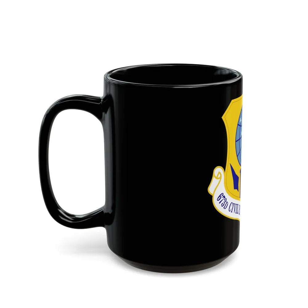 673d Civil Engineer Group (U.S. Air Force) Black Coffee Mug-Go Mug Yourself