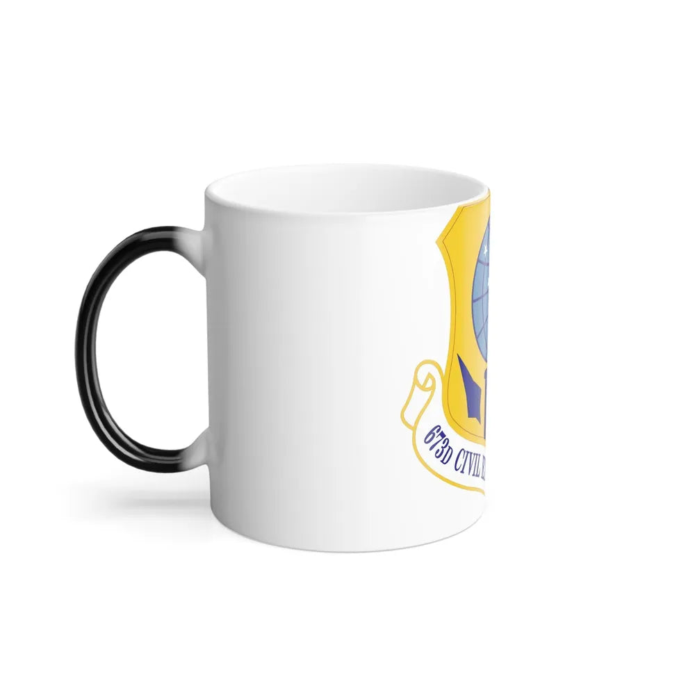 673d Civil Engineer Group (U.S. Air Force) Color Changing Coffee Mug-Go Mug Yourself