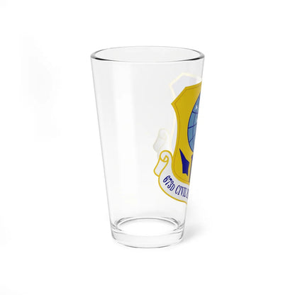 673d Civil Engineer Group (U.S. Air Force) Pint Glass 16oz-Go Mug Yourself