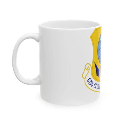 673d Civil Engineer Group (U.S. Air Force) White Coffee Mug - Go Mug Yourself
