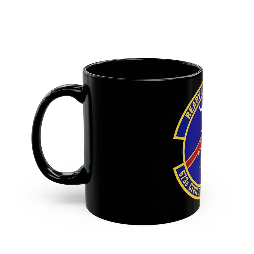 673d Civil Engineer Squadron (U.S. Air Force) Black Coffee Mug-Go Mug Yourself