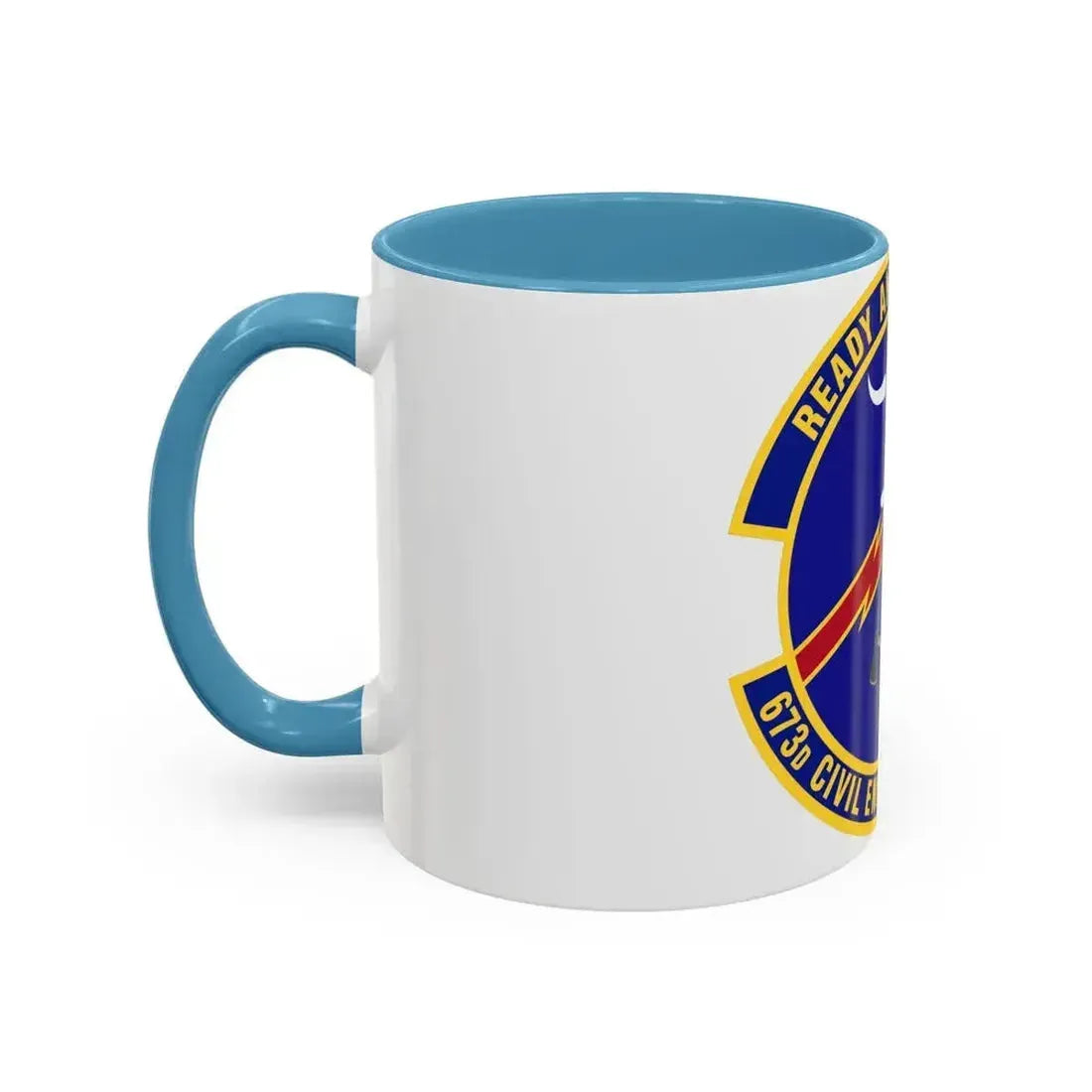 673d Civil Engineer Squadron (U.S. Air Force) Accent Coffee Mug - Go Mug Yourself