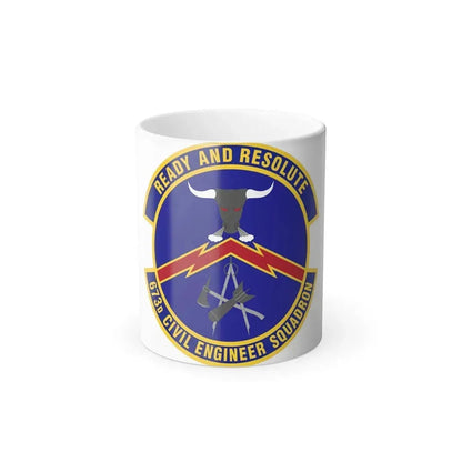 673d Civil Engineer Squadron (U.S. Air Force) Color Changing Coffee Mug 11oz - Go Mug Yourself