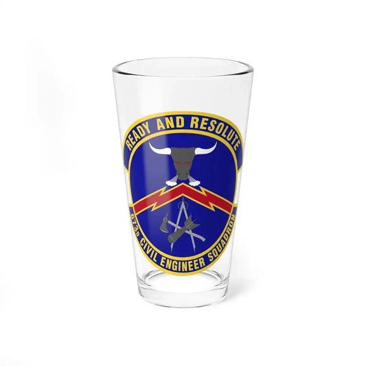 673d Civil Engineer Squadron (U.S. Air Force) Pint Glass 16oz 16oz - Go Mug Yourself