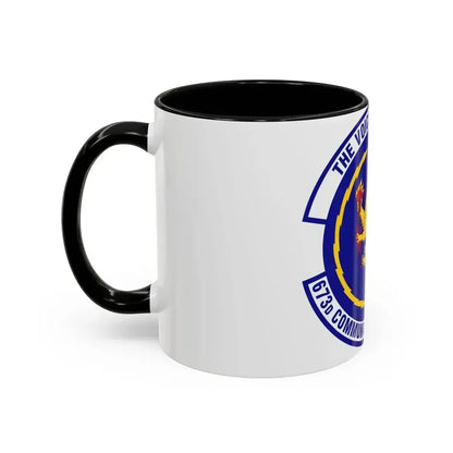 673d Communications Squadron (U.S. Air Force) Accent Coffee Mug - Go Mug Yourself