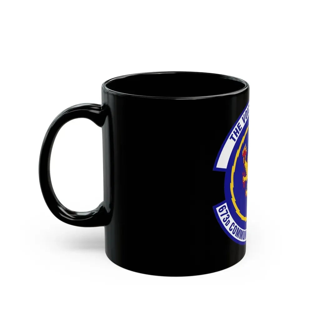 673d Communications Squadron (U.S. Air Force) Black Coffee Mug - Go Mug Yourself