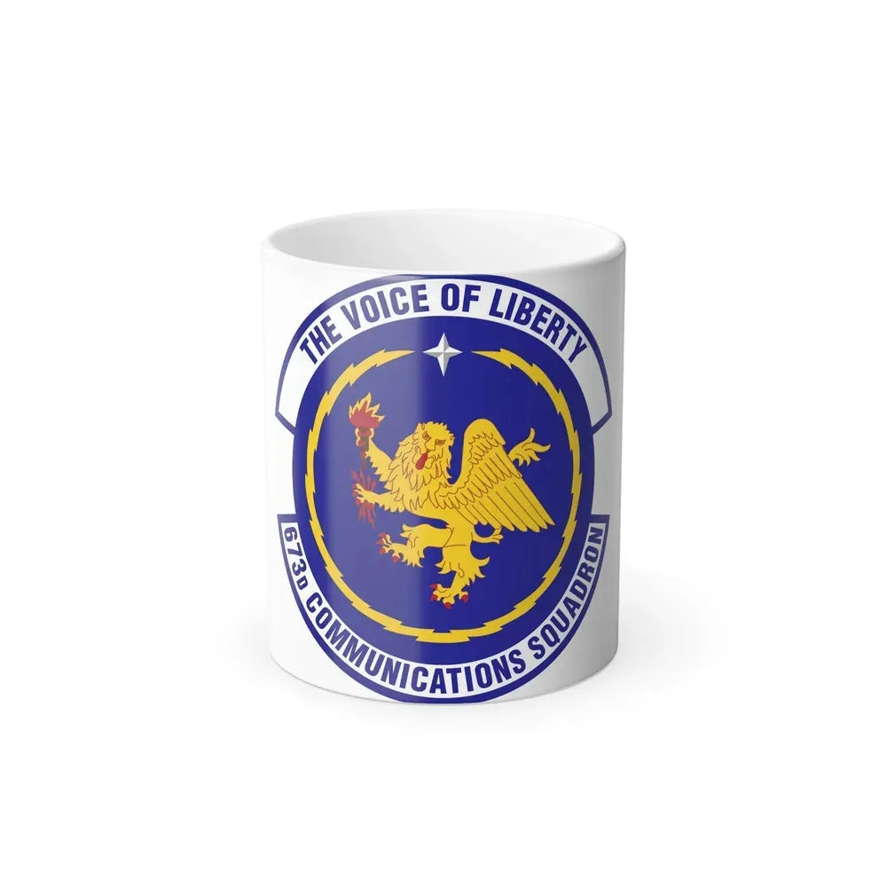 673d Communications Squadron (U.S. Air Force) Color Changing Coffee Mug 11oz - Go Mug Yourself