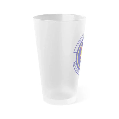 673d Communications Squadron (U.S. Air Force) Frosted Pint Glass 16oz - Go Mug Yourself