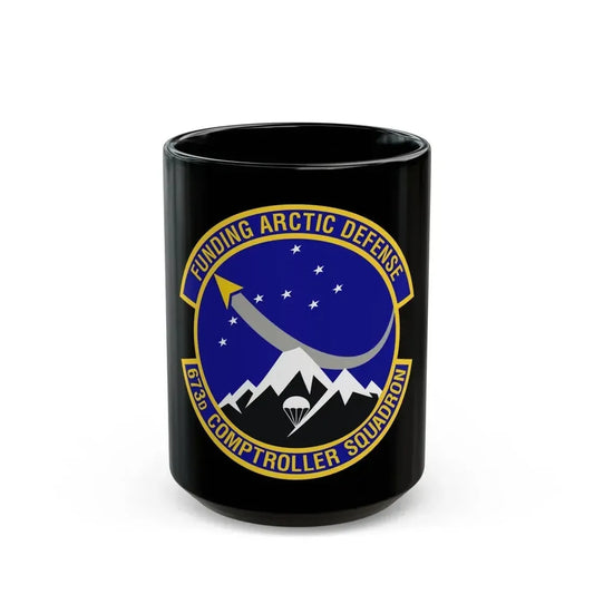 673d Comptroller Squadron (U.S. Air Force) Black Coffee Mug 15oz - Go Mug Yourself