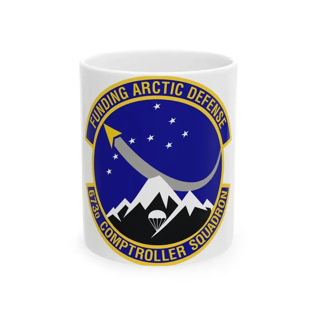673d Comptroller Squadron (U.S. Air Force) White Coffee Mug 11oz - Go Mug Yourself