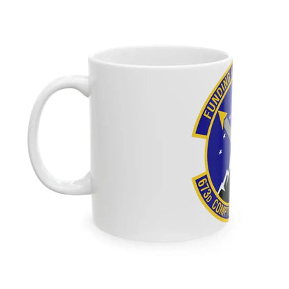 673d Comptroller Squadron (U.S. Air Force) White Coffee Mug - Go Mug Yourself