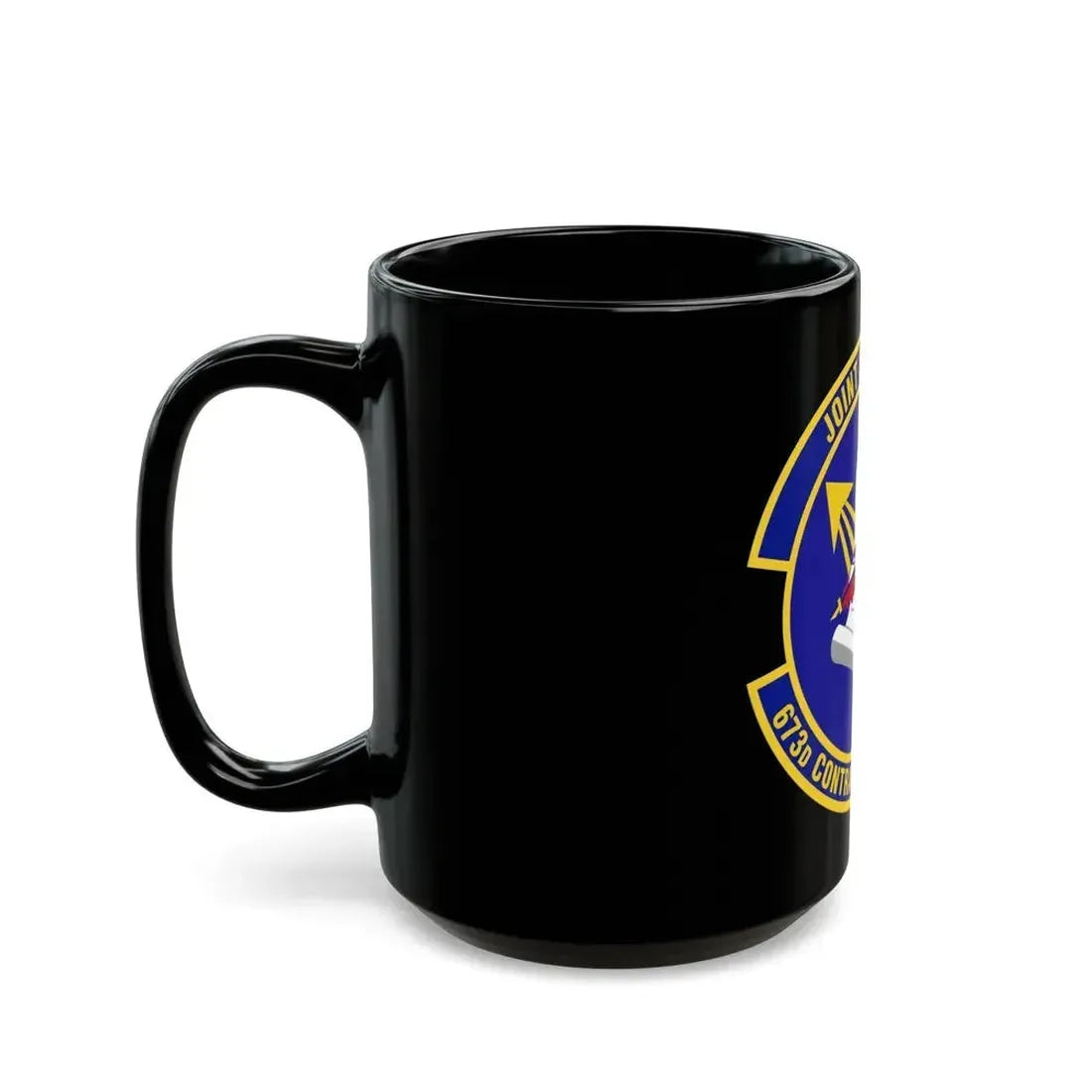 673d Contracting Squadron (U.S. Air Force) Black Coffee Mug - Go Mug Yourself