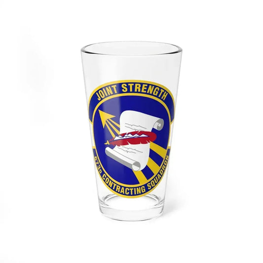 673d Contracting Squadron (U.S. Air Force) Pint Glass 16oz 16oz - Go Mug Yourself
