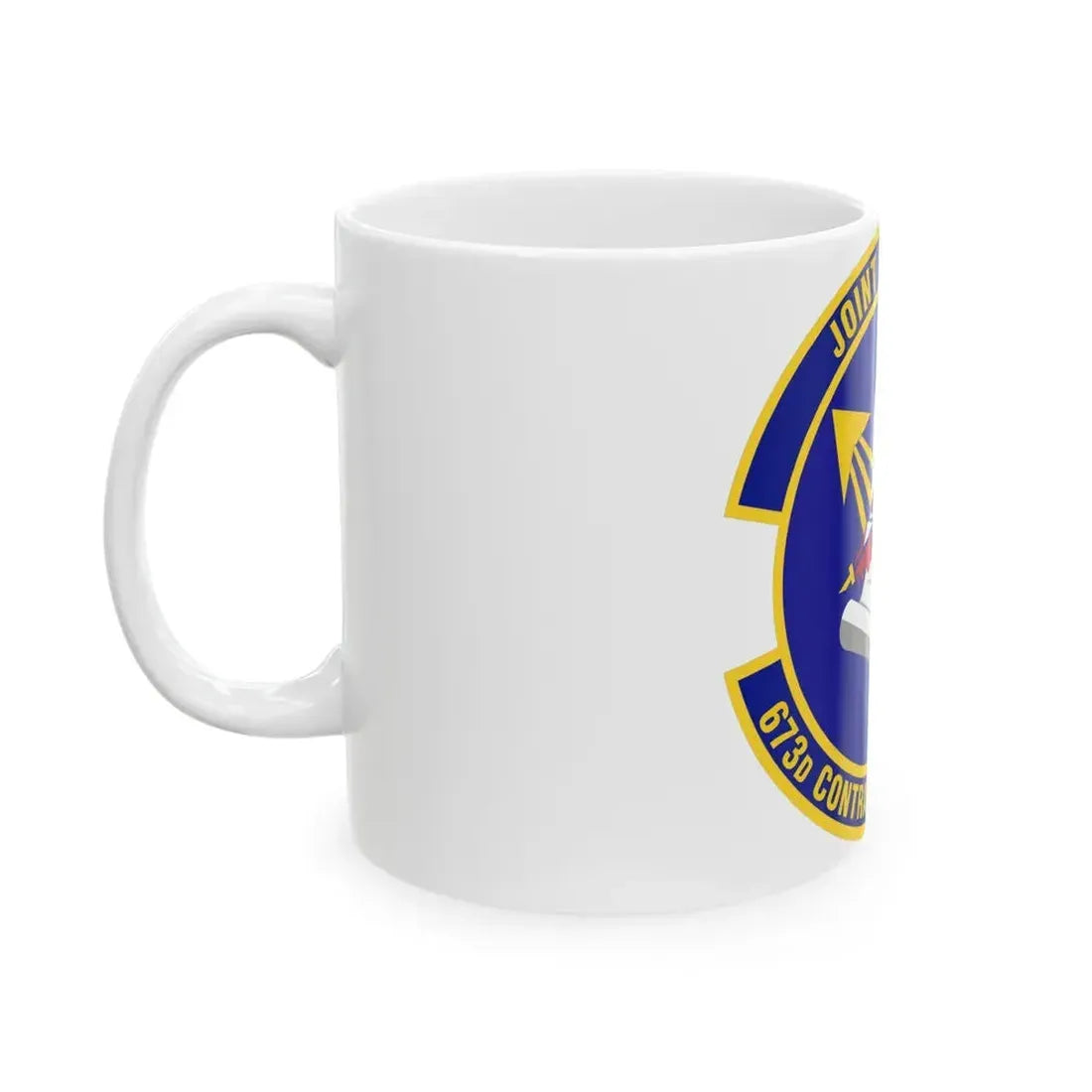 673d Contracting Squadron (U.S. Air Force) White Coffee Mug - Go Mug Yourself